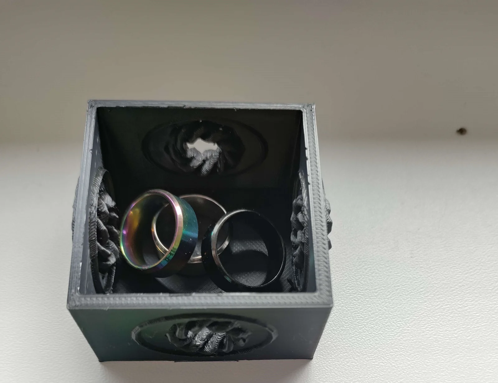 Hộp Đựng Nhẫn Trang Sức In 3D Gọn Gàng Tiện Lợi 1