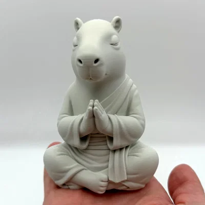 Mô hình Capybara thiền định Peace Zen Capybara