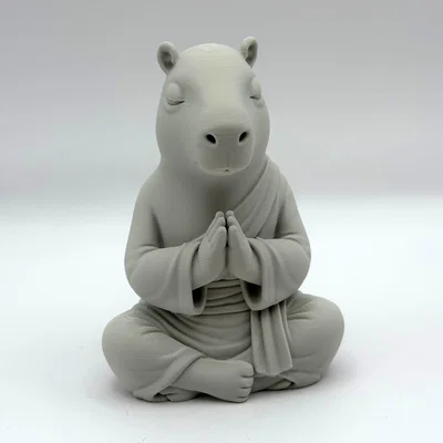 Mô hình Capybara thiền định Peace Zen Capybara