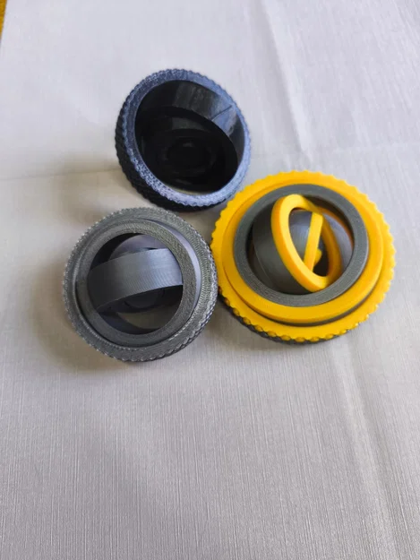 Vòng xoay Fidget Gyro in liền khối (Print-in-place) - Image 1