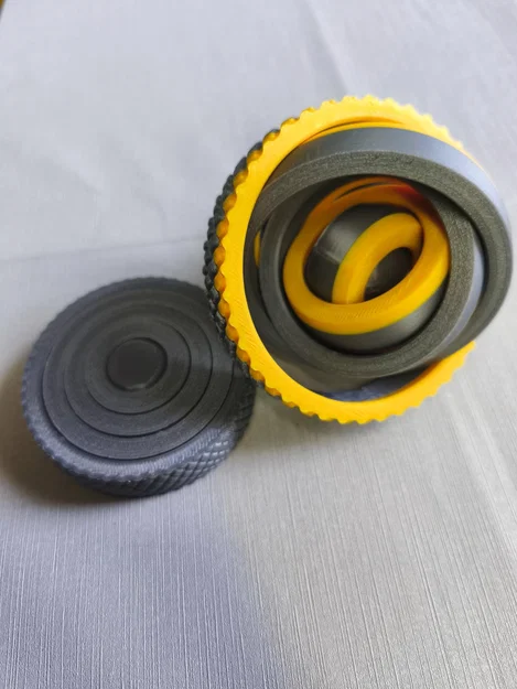 Vòng xoay Fidget Gyro in liền khối (Print-in-place) - Image 3