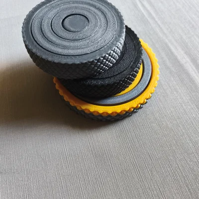Vòng xoay Fidget Gyro in liền khối (Print-in-place)