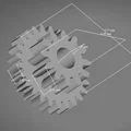 Bánh răng nhựa thay thế cho hộp số motor CGEM RA/DEC - Thumbnail 1
