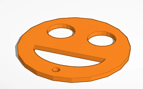 Mô hình Zeton Smile in 3D trang trí độc đáo - Image 1