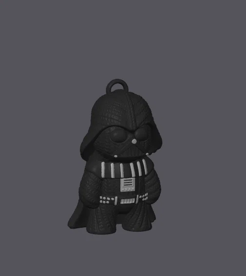 Mô hình Darth Vader phong cách đan len (kèm tùy chọn móc khóa) - Bộ sưu tập Knitted Figures - Image 3