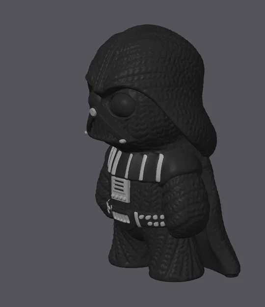 Mô hình Darth Vader phong cách đan len (kèm tùy chọn móc khóa) - Bộ sưu tập Knitted Figures - Image 5