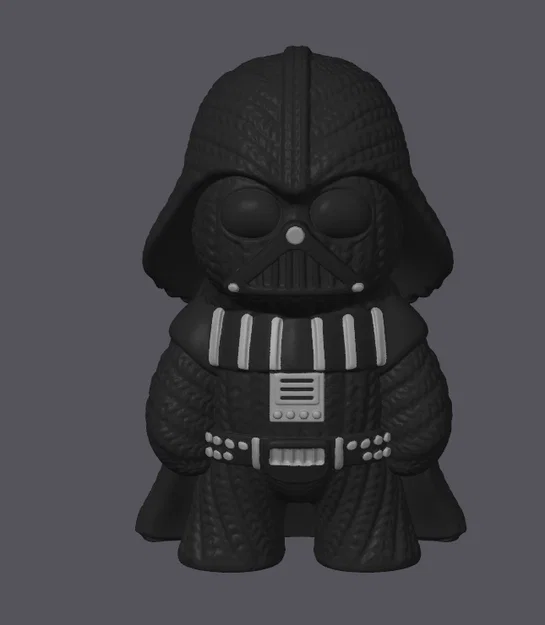 Mô hình Darth Vader phong cách đan len (kèm tùy chọn móc khóa) - Bộ sưu tập Knitted Figures - Image 6