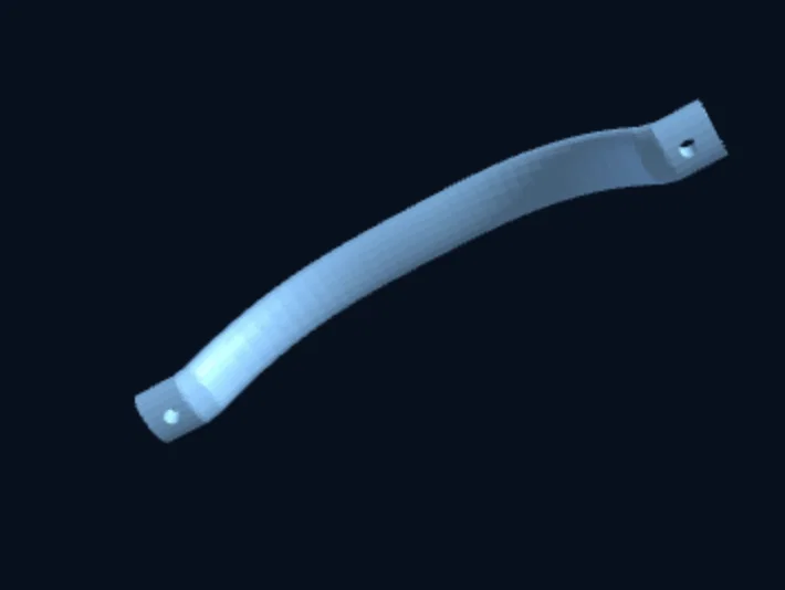 Tay nắm tàu thuyền - Tùy chỉnh kích thước, bắt vít âm (Parametric) - Image 3