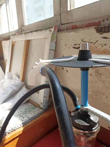Giá treo dây hút Shisha hình khẩu súng 3D độc đáo - Image 2