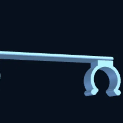 Thanh Ngang Snap-Clip — Ngàm Gắn Ray Không Cần Dụng Cụ (Parametric)