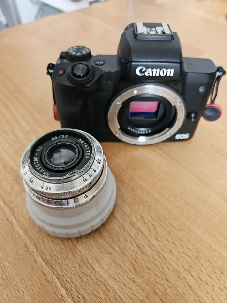 Ngàm chuyển ống kính Canon EF-M sang M39 SLR / Zenit 39mm - Image 2