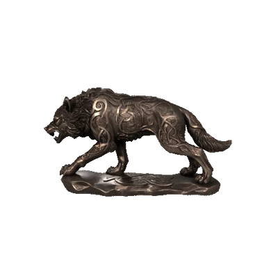 Fenrir the Norse Wolf – Tượng điêu khắc thú tinh xảo