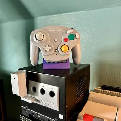 Đế giữ GameCube Wavebird - Bản remix từ thiết kế của tinfoilguy