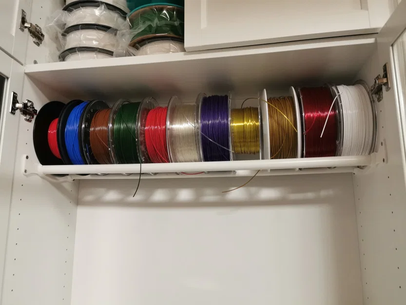 Giá đỡ cuộn filament cho tủ Ikea Billy - Image 1