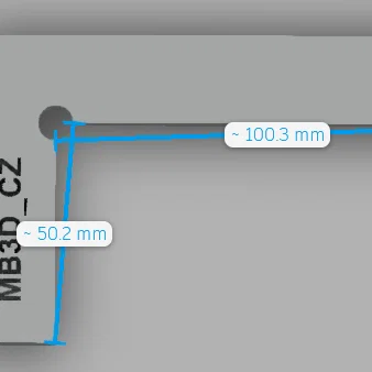 Thước ke góc (Try Square) 100x50mm in 3D tiện dụng cho DIY