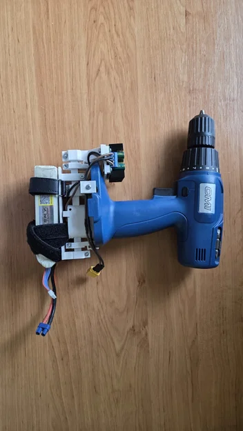 Bộ chuyển đổi pin in 3D cho máy khoan CMI-AS12E - Image 1