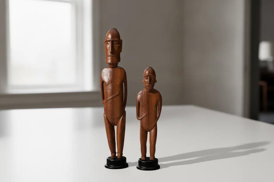 Mô hình tượng Moai Pa’a Pa’a - Image 1