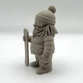Tượng Chú Lùn Làm Vườn Trượt Tuyết (Snowboard Garden Gnome) - Thumbnail 5