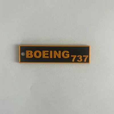 Móc khóa Boeing 737 in 3D: Thiết kế đẹp, in nhanh chỉ trong 10 phút