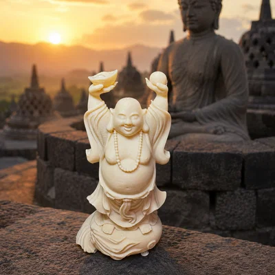 Mô hình tượng Phật Di Lặc trang trí