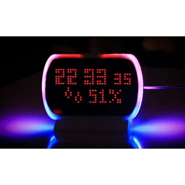 ESP8266 Smart Internet Clock Informer + Trạm dự báo thời tiết - Image 2
