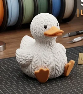 Vịt Đan Len thuộc Bộ sưu tập "Thú Bông Len" - Image 3