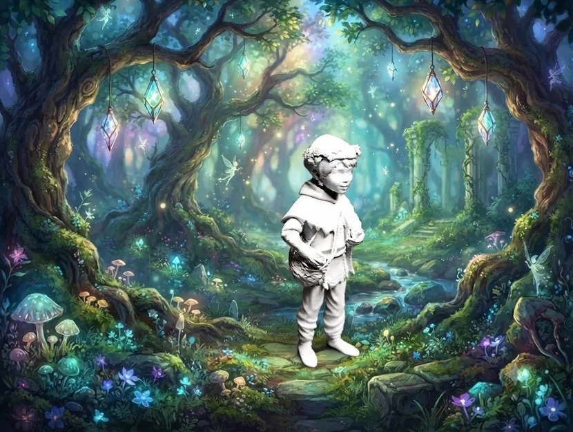Forest Boy - Mô hình cậu bé rừng xanh - Image 1