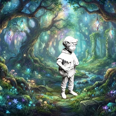 Forest Boy - Mô hình cậu bé rừng xanh