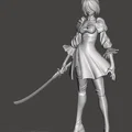 Mô hình 3D YoRHa 2B (NieR: Automata) chi tiết sắc nét cho fan - Thumbnail 1