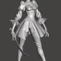 Mô hình 3D YoRHa 2B (NieR: Automata) chi tiết sắc nét cho fan - Thumbnail 2