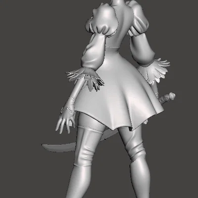 Mô hình 3D YoRHa 2B (NieR: Automata) chi tiết sắc nét cho fan