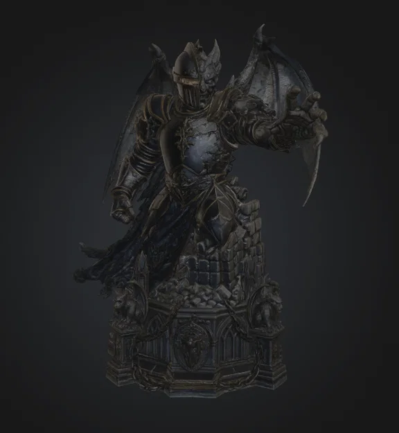 Knight Gargoyle Stone Imprisonment - Hiệp sĩ Gargoyle bị giam cầm trong đá - Image 2