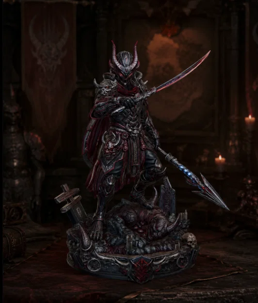 Mô hình Alien Oni Hunter - Thợ săn ngoài hành tinh phong cách Oni - Image 1