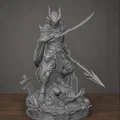 Mô hình Alien Oni Hunter - Thợ săn ngoài hành tinh phong cách Oni - Thumbnail 3
