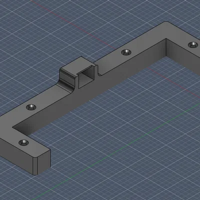 Giá đỡ cố định bình ắc quy Redodo 200Ah Plus (File in 3D)