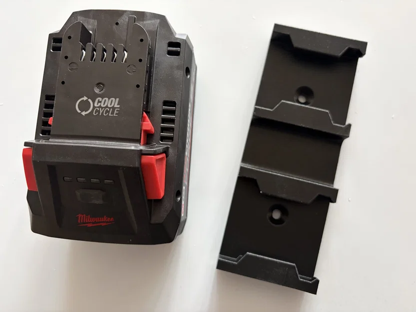 Giá treo pin Milwaukee M18 (bộ đôi) - Image 1