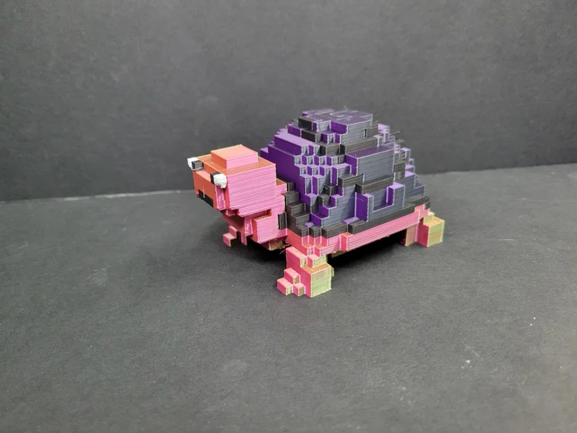 Voxel Desk Turtle - Chú Rùa Nhỏ Trang Trí Bàn Làm Việc - Image 1