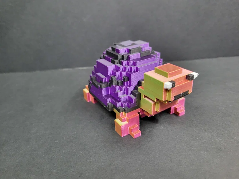 Voxel Desk Turtle - Chú Rùa Nhỏ Trang Trí Bàn Làm Việc - Image 2