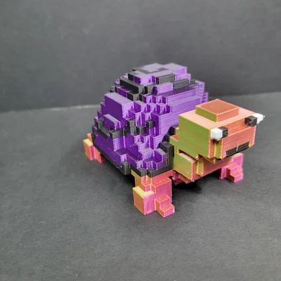 Voxel Desk Turtle - Chú Rùa Nhỏ Trang Trí Bàn Làm Việc
