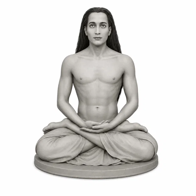 Mô hình 3D Mahavatar Babaji - Bậc thầy tâm linh thiêng liêng - Image 1