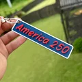 Móc khóa America 250 in 3D độc đáo cho ngày lễ - Thumbnail 1
