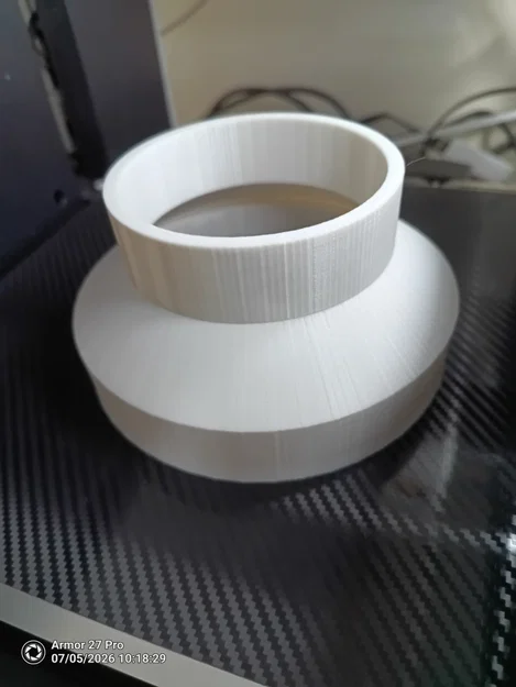 Đầu chuyển đổi ống thông gió 6 inch sang 4 inch cho máy laser - Image 1