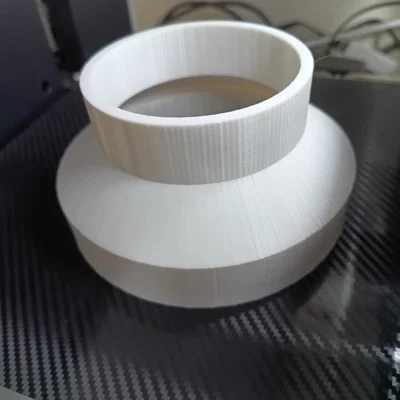 Đầu chuyển đổi ống thông gió 6 inch sang 4 inch cho máy laser