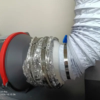 Đầu chuyển đổi ống thông gió 6 inch sang 4 inch cho máy laser