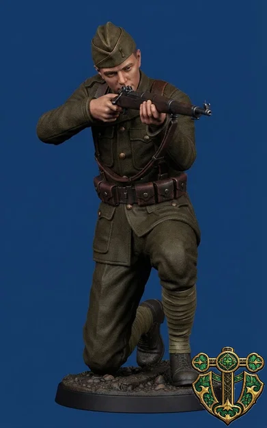 Mô hình lính bộ binh Mỹ trong Thế chiến thứ nhất (WW1) - Image 2