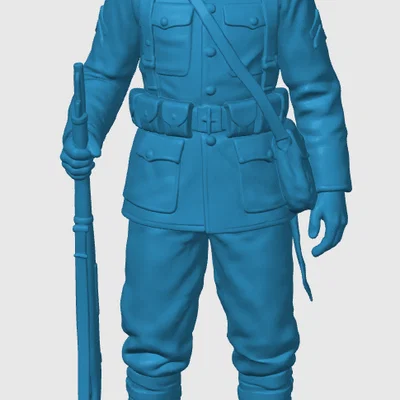 Mô hình Lính bộ binh Mỹ Thế chiến I (WW1) - Số 4