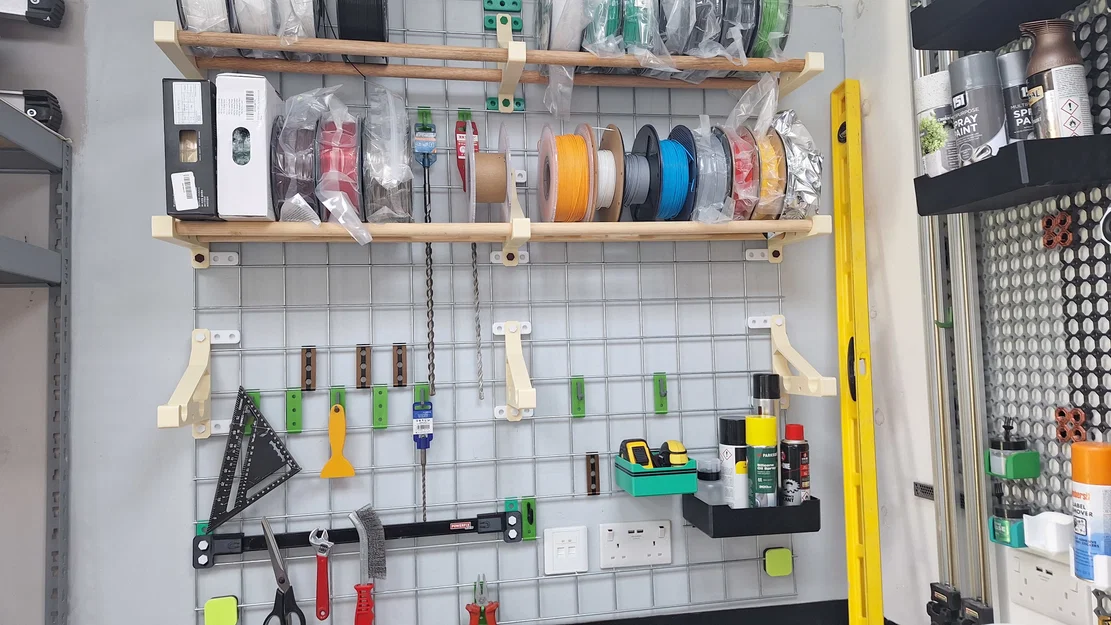 Bộ giá treo đa năng MetalGrid cho máy khoan và phụ kiện - Image 1