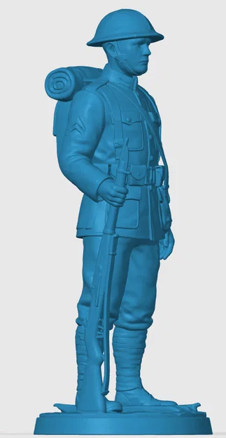 Mô hình người lính bộ binh Mỹ trong Thế chiến I (WW1) - Image 3