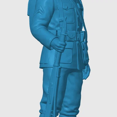 Mô hình người lính bộ binh Mỹ trong Thế chiến I (WW1)