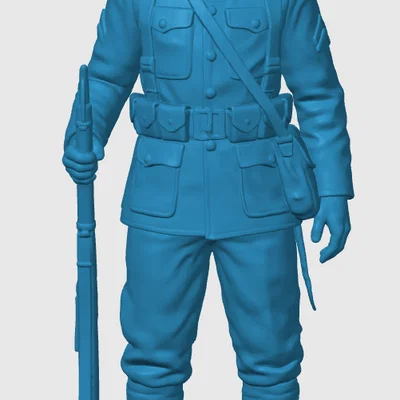 Mô hình người lính bộ binh Mỹ trong Thế chiến I (WW1)